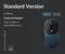 Keychron BM24 Wireless Mouse Metal Gray schwarz/grau, USB/Bluetooth Vorschaubild