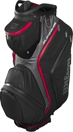 Wilson Alpine Dry Golftasche schwarz/grau/rot