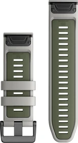 Garmin Ersatzarmband QuickFit 26 Silikon fog grey/moss