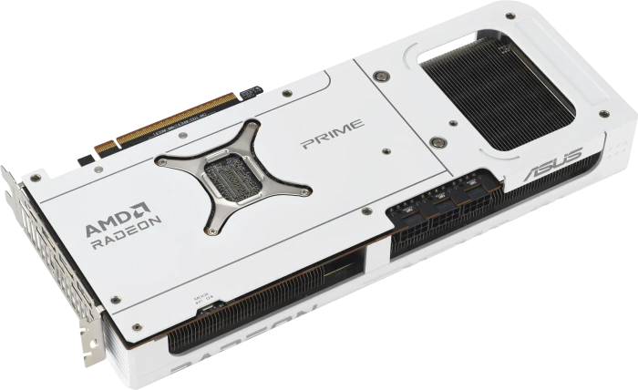 ASUS Prime Radeon RX 9070 XT White OC Edition, PRIME-RX9070XT-O16G-WHITE, 16GB GDDR6, HDMI, 3x DP