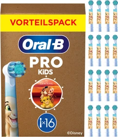 Oral-B Pro Kids König der Löwen Kinder-Ersatzbürste, 16 Stück