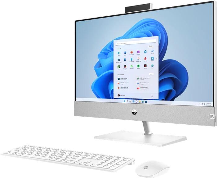 HP Pavilion 24-ca1010ng, Snowflake White, Core i7-12700T, 16GB RAM, 1TB SSD
