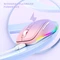 Seenda Rechargeable Wireless RGB Mouse mit Jiggler-Funktion, rosa/violett, USB Vorschaubild