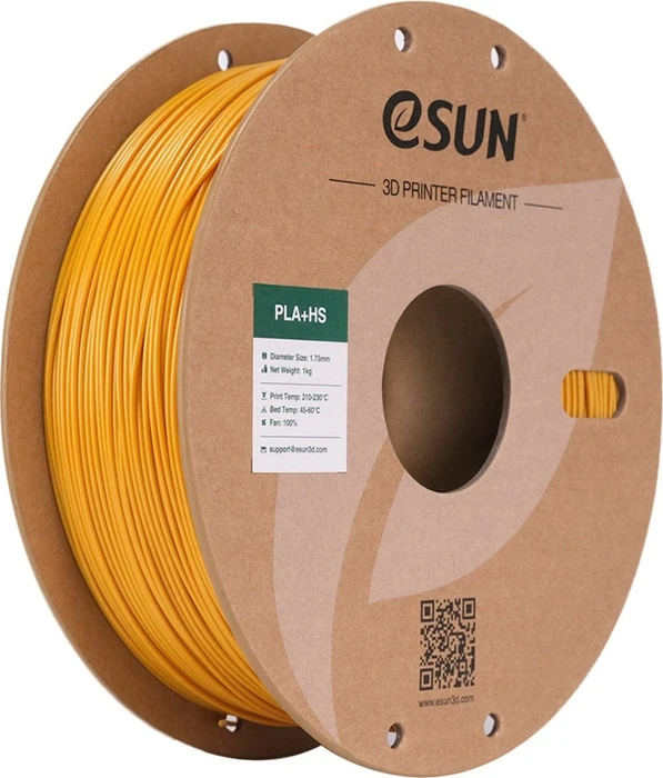 eSUN PLA+HS, Gold, Spule, 1.75mm, 1.00kg