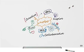 Nobo Impression Pro Whiteboard Glas 45" 45", weiß, 100x56cm