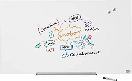 Nobo Impression Pro Whiteboard Glas 45" 45", weiß, 100x56cm