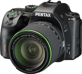 Pentax K-70 schwarz mit Objektiv smc DA 18-135mm 3.5-5.6 ED AL IF DC WR