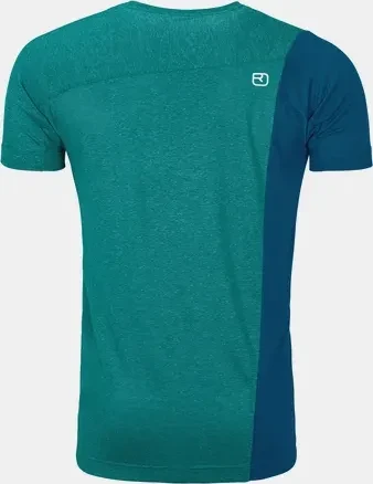 Ortovox 170 Cool Vertical Funktionsshirt kurzarm pacific green blend (Herren)