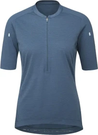 Rab Cindercrino Zip Trikot kurzarm orion blue (Damen)