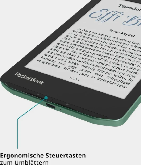 PocketBook Verse Pro Color, Sage Glow, 16GB Flash