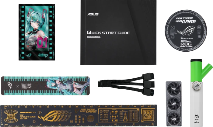 ASUS ROG Astral GeForce RTX 5080 Hatsune Miku Edition, ROG-ASTRAL-RTX5080-O16G-HATSUNE-MIKU-EDITION, 16GB GDDR7, 2x HDMI, 3x DP