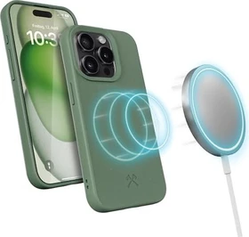 Woodcessories BioCase MagSafe für Apple iPhone 15 Pro Max Midnight Green