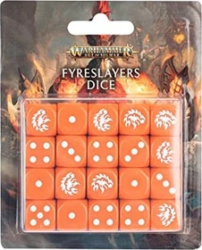 Games Workshop Warhammer Age of Sigmar Würfelset: Fyreslayers