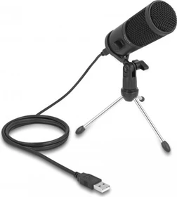 DeLOCK USB Kondensator Mikrofon mit Ständer