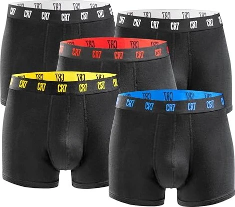 Cristiano Ronaldo CR7 5er Boxer Briefs schwarz/bunt (Herren)