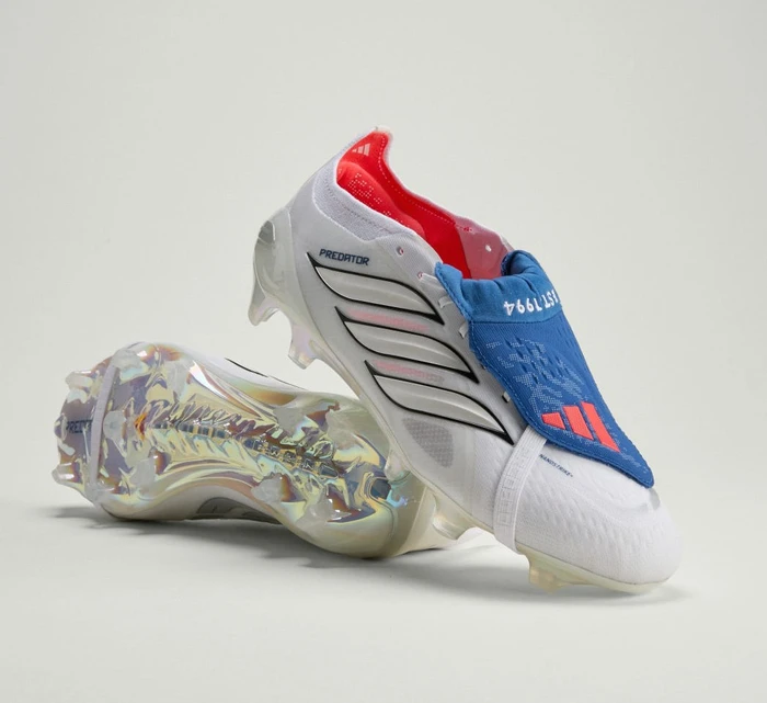 adidas Predator Elite Fold-Over Tongue FG cloud white/zero metalic/royal blue