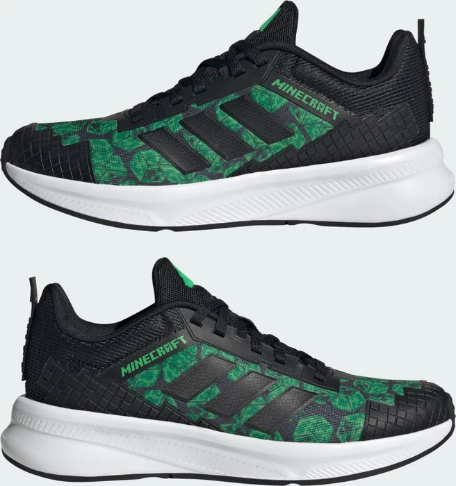 adidas Minecraft Fortarun 4.0 core black/cloud white (Junior)