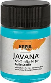 Kreul Javana Stoffmalfarbe für helle Stoffe, türkisblau, 50ml