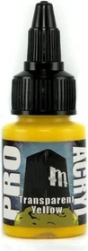 Monument Hobbies Pro Acryl Paints 049 transparent yellow, 22ml