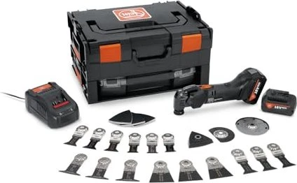 Fein MultiMaster AMM 500 Plus Black Edition Akku-Multifunktionswerkzeug inkl. L-Boxx + 2 Akkus 4.0Ah + Zubehör
