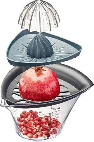 Gefu Fruti Granatapfelentkerner und Entsafter manuelle Zitruspresse
