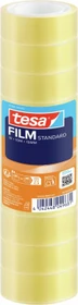 tesa tesafilm Standard transparent, Klebeband, 15mm/10m, 10 Stück