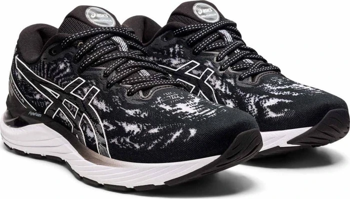 Asics Gel-Cumulus 23 schwarz/weiß (Damen)