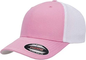 Flexfit Trucker Mesh 2-Tone Kappe pink/weiß