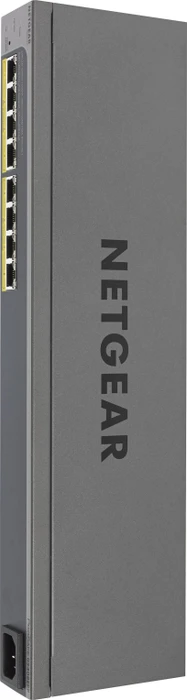 Netgear ProSAFE GS400 Easy-Mount Desktop Gigabit Smart Switch, 8x RJ-45, 124W PoE+