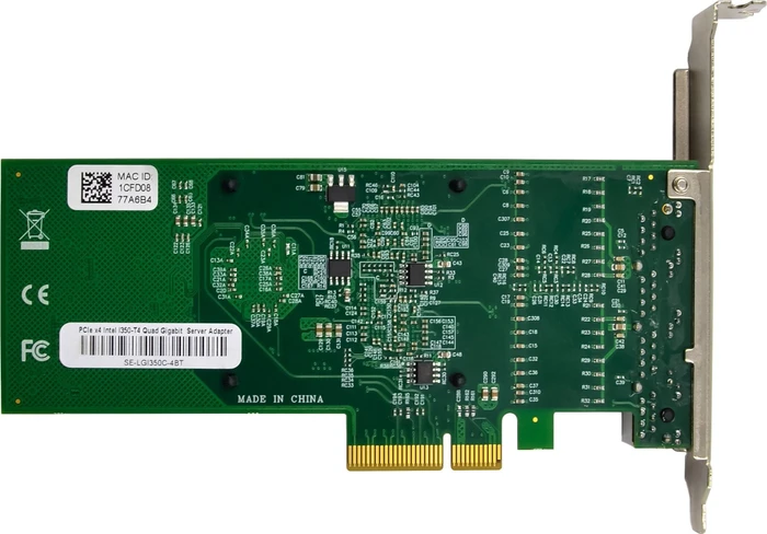 InLine Quad-Gigabit LAN-Adapter, 4x RJ-45, PCIe 2.1 x4