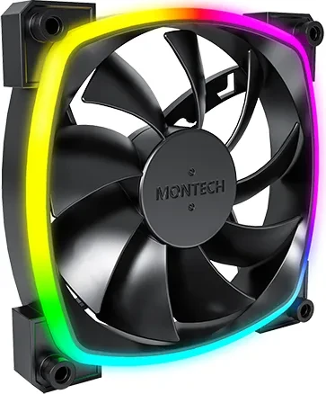 Montech AX120 PWM ARGB schwarz, 120mm