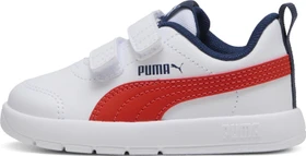 Puma Courtflex V3 puma white/fierce red/persian blue (Junior)