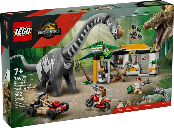 LEGO Jurassic World - Raptor & Titanosaurus: Große Fährtensuche