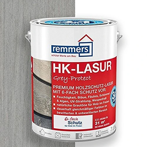 Remmers HK-Lasur 3in1 Grey-Protect platingrau, 2.5l