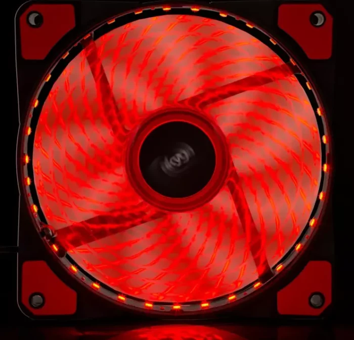 Akyga LED-Lüfter rot, 120mm