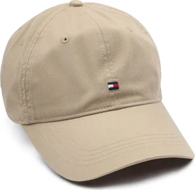 Tommy Hilfiger Flag-Stickerei Baseball Kappe horseradish