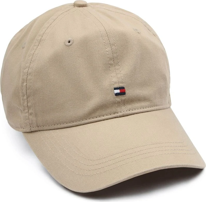 Tommy Hilfiger Flag-Stickerei Baseball Kappe horseradish