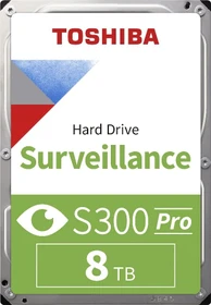 Toshiba S300 Pro Surveillance 8TB, 24/7, 512e / 3.5" / SATA 6Gb/s, bulk