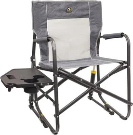 GCI Outdoor Freestyle Rocker inkl. Tisch Campingsessel heathered pewter
