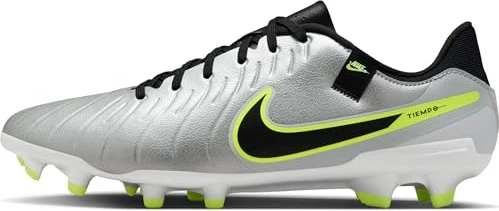 Nike Tiempo Legend 10 Academy Low-Top metallic silver/volt/black (Herren)