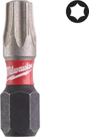 Milwaukee Shockwave Torx Bit 1/4", T27x25mm, 2 Stück
