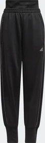 adidas Winter Glam Fleece Loose Trainingshose lang black/matt purple metallic (Junior)