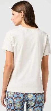 Wrangler Ringer T-Shirt kurzarm vintage white (Damen)