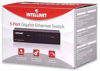 Intellinet Desktop Gigabit Switch, 5x RJ-45