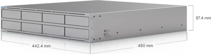 Ubiquiti UNAS Pro 8, 16GB RAM, 1x RJ-45 10GBase-T, 2x SFP+ 10Gb/s, 2HE