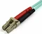 StarTech LWL Duplex Kabel, OM3, 2x LC Stecker/2x LC Stecker, 1m, türkis Vorschaubild