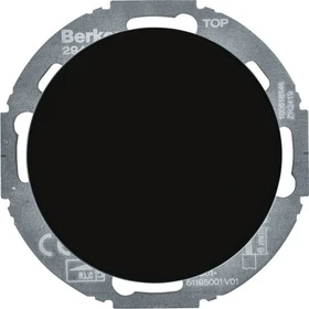 Berker Serie R.classic Universal-Drehdimmer Serie, schwarz glänzend