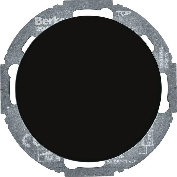 Berker Serie R.classic Universal-Drehdimmer Serie, schwarz glänzend