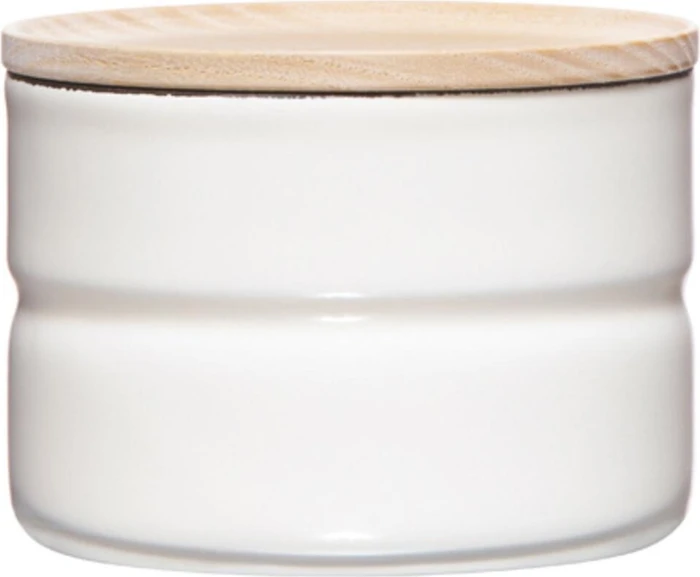 Riess Vorratsdose mit Eschenholzdeckel 270ml white