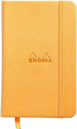Rhodia Boutique Webnotebook, A6, punktiert, Hardcover, orange, 96 Blatt